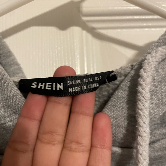 Zip-Up Cropped Drawstring Hoodie - Picture 2 of 3